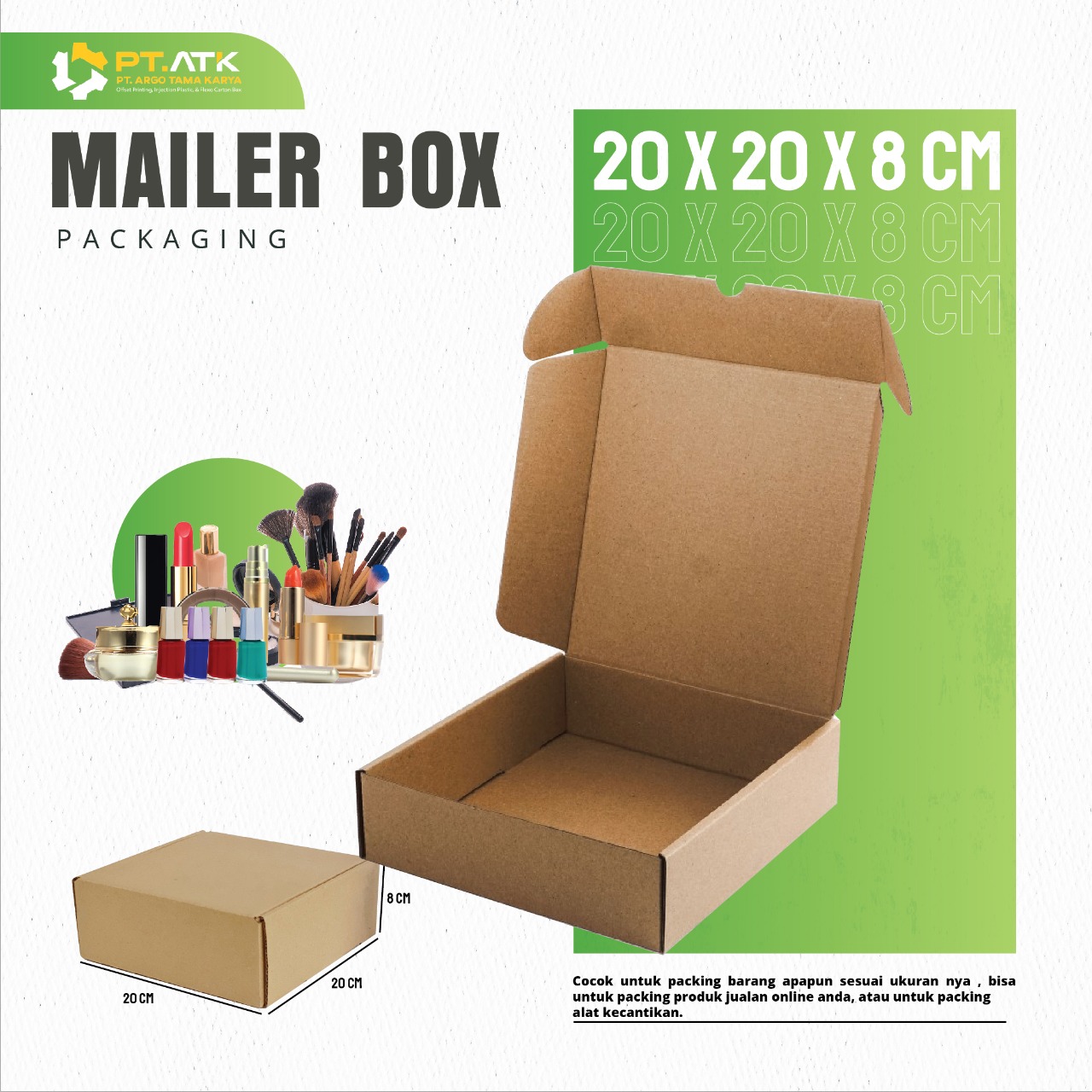 Mailer Box 20x20x8